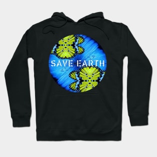 Save Earth Global Warming Climate Change Go Green Earth Day Hoodie